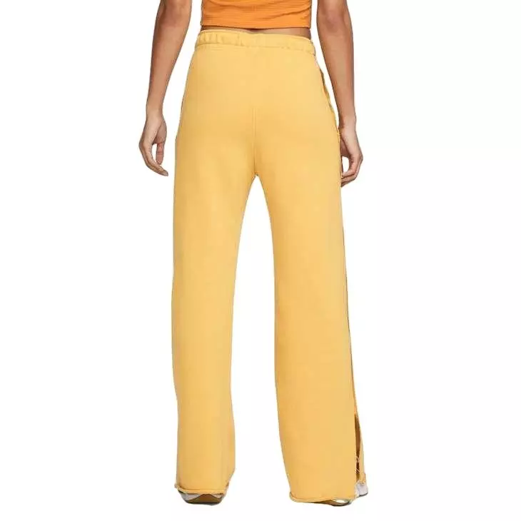 Nike wide leg best sale high waisted yellow joggers